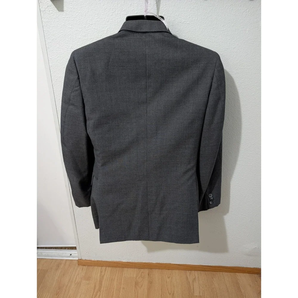 Savile Row Men's Charcoal Gray 100 % Wool Blazer Fred Ambler England 2Button 42R